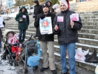 Бащи протестират, искат децата си за празниците