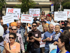 300 души протестират срещу вдигане забраната за пушене