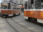 Аварирал трамвай предизвика задръстване на булевард "Дондуков"