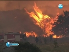 Пожарът в Свиленградско още не е овладян