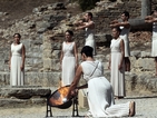 Запалиха Олимпийския огън в Гърция