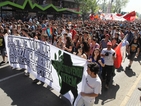 Студенти излязоха на протест в Чили