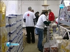 Българският червен кръст раздава помощи на бедни