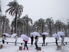 Бяла зима връхлетя Близкия изток