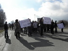 Стотици работници от „Пиринска мура” блокираха пътя за Банско