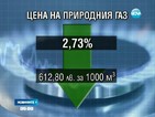 Природният газ поевтиня с 2,73%