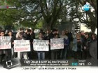 Търговци на сергии в Бургас протестират