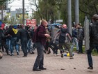 Кървави сблъсъци избухнаха на проукраински митинг в Донецк