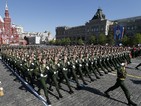 Демонстрация на военна мощ на парада за 9 май в Москва