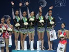 Ансамбълът по художествена гимнастика взе злато в Баку