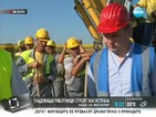 Гладуващи работници строят магистрала "Хемус"