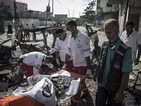 Откриха още 76 тела в Газа