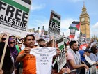 Десетки хиляди на протест в Лондон срещу войната в ивицата Газа
