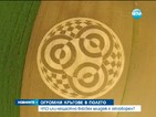 Мистериозен кръг върху поле с царевица в Южна Германия