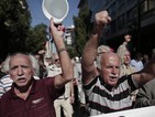Пенсионери протестираха в Гърция