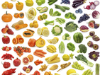 Храненето според цветовете на дъгата е здравословно