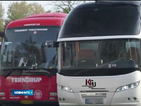 Два автобуса с германски активисти влязоха в България