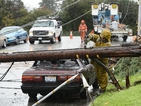 Проливен дъжд предизвика наводнения в Калифорния