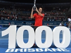 Федерер записа победа №1000 и взе трофея в Бризбейн