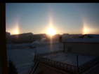 Три слънца изгряха в Монголия