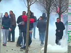 Сблъсъци между полиция и протестиращи в Косово