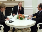 Над 5 часа продължават преговорите между Меркел, Оланд и Путин