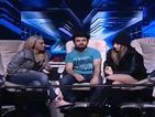 Михаела, Невена и Славин репетират за финала на X Factor