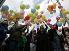 Балони в небето в подкрепа на хората с редки болести