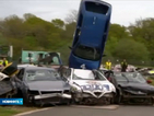 Състезание по скокове с автомобили се проведе в Англия