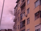 Пожар в жилищна сграда в центъра на София