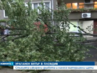 Силна буря и ураганен вятър в Пловдив