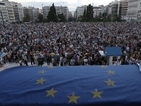 Хиляди гърци протестираха за "оставането в Европа"