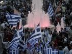 Гърците празнуват своята победа на референдума
