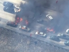 Пожар на магистрала в САЩ, 20 коли изгоряха