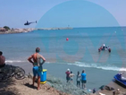 Хеликоптер се разби край плажа в Царево (ВИДЕО И СНИМКИ)