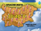 Прогноза за времето (30.07.2015 - сутрешна)