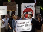 В Рига стачкуват срещу бежанците