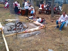 Кръщене по стар обичай и народни борби на фестивала в Жеравна