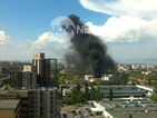 Пожар горя в района на 4-ти км в София