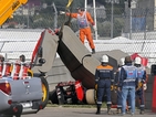 Тежка катастрофа спря тренировка на "Формула 1" в Сочи