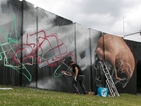 Холандски графити артист обучава български артисти