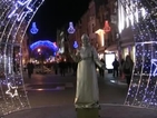 Светещи дъги, музика и добро настроение по Коледа в Пловдив (ВИДЕО)