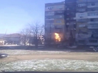 Пожар изпепели три апартамента във Враца (ВИДЕО)