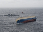 Бедстващ кораб се носи към френското крайбрежие