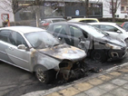 Запалиха служебната кола на шефа на Бургаския затвор (ВИДЕО)