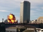 Заради филм взривиха автобус в центъра на Лондон (ВИДЕО)