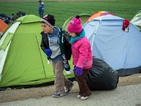 Бунт в бежанския лагер на гръцко-македонската граница