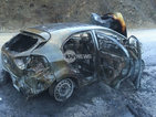 Кола се запали при катастрофа, има ранени (СНИМКИ)
