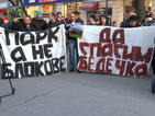 Протест срещу строителството в местността Бедечка