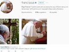 Профилът на папа Франциск в Instagram със 140 000 последователи само за час